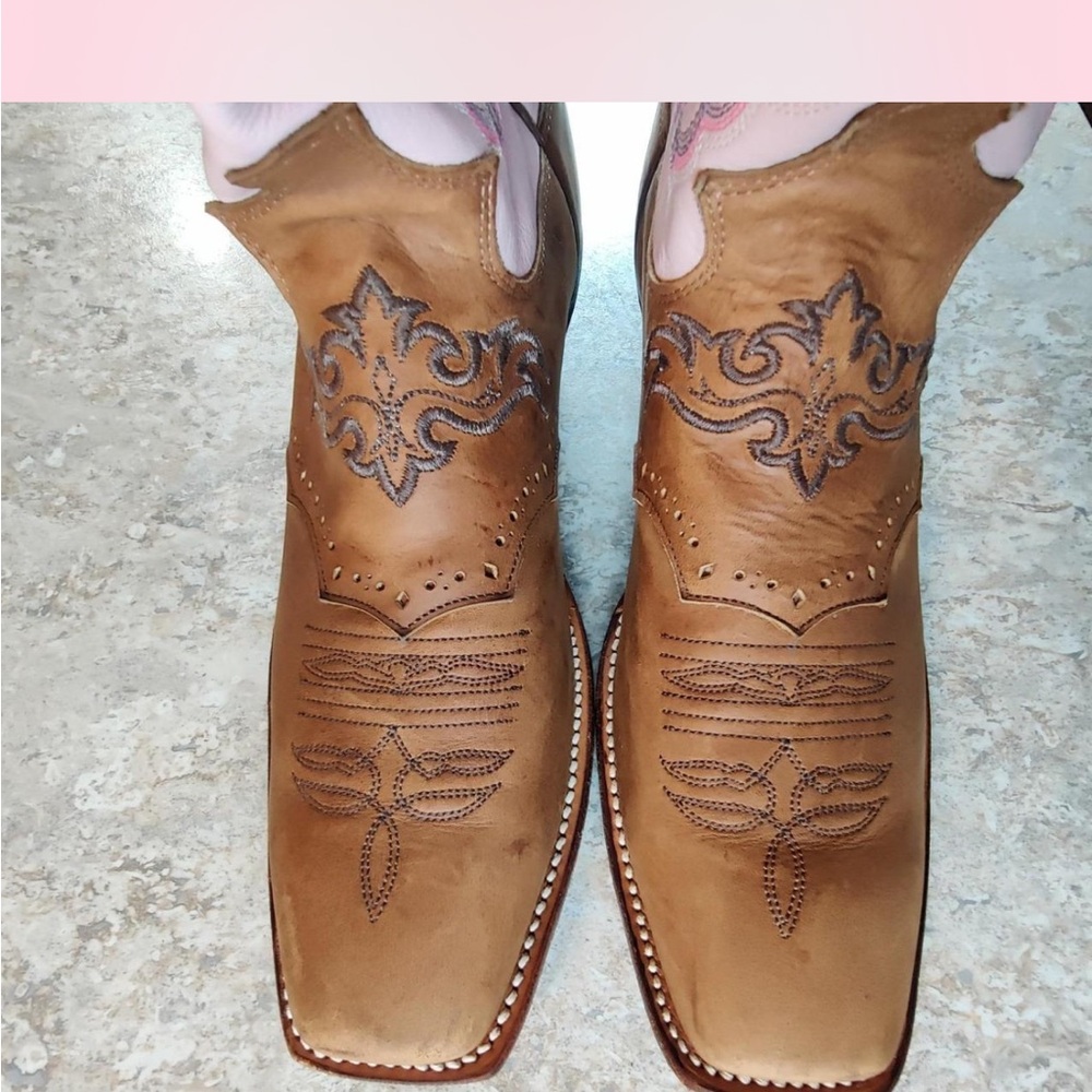 Women’s Justin cowgirl boots size 8 USA MADE - Picture 2 of 8